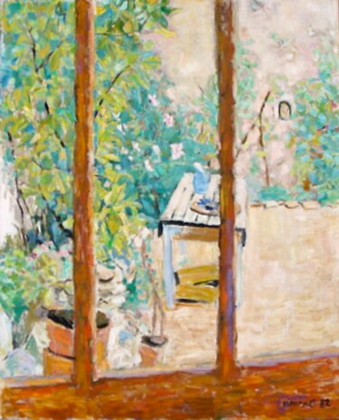 Painting titled "Sans titre [Vue sur…" by Jon Von, Original Artwork