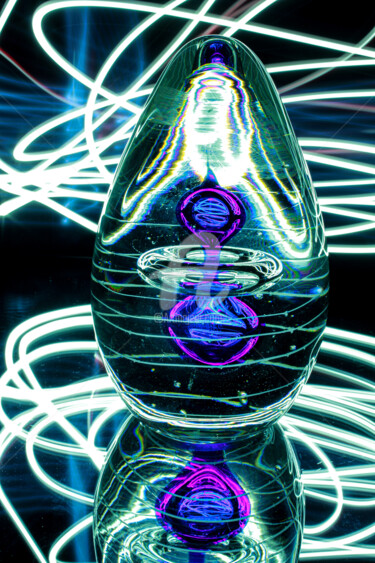 Fotografía titulada "Light Soul" por Jona Design, Obra de arte original, Light Painting