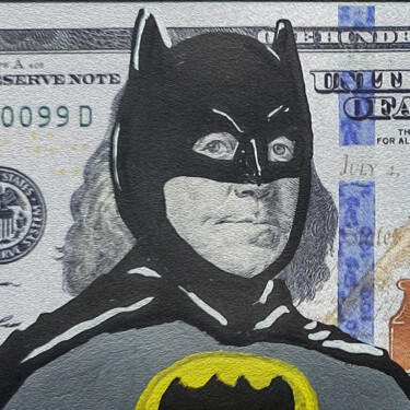 Ζωγραφική με τίτλο "Bat Money" από Jonas Amauri Amauri, Αυθεντικά έργα τέχνης, Ακρυλικό