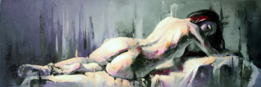 Картина под названием "JK17-0328 Ametista" - Jonas Kunickas, Подлинное произведение искусства, Масло