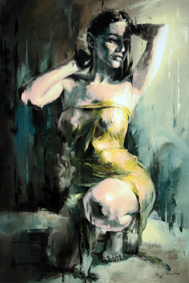 JK18-0605 Painting titled "JK18-0605" by Jonas Kunickas, Original Art,