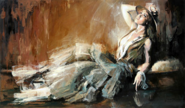 JK18-0821 Pearls Painting titled "JK18-0821 Pearls" by Jonas Kunickas, Original Art, Oil