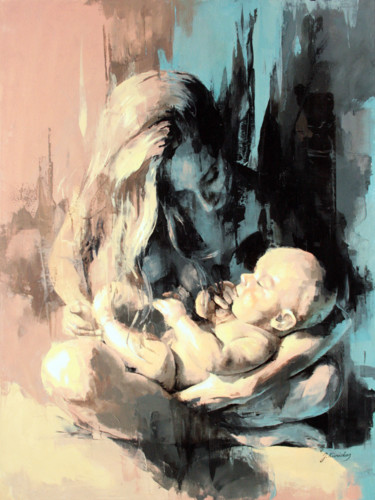 JK18-1127 In your Arms Painting titled "JK18-1127 In your A…" by Jonas Kunickas, Original Artwork, Oil