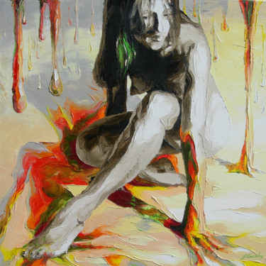 Картина под названием "Paint" - Jonas Kunickas, Подлинное произведение искусства
