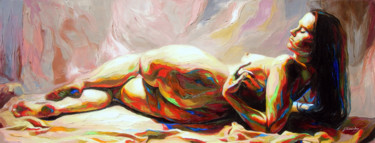 Pintura titulada "Glamour" por Jonas Kunickas, Obra de arte original, Oleo