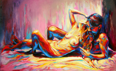 Картина под названием "JK14-1111 Love" - Jonas Kunickas, Подлинное произведение искусства