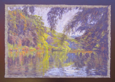804 - Rio Verde (29x42) Pintura intitulada "804 - Rio Verde (29…" por Jonas Lemes, Obras de arte originais, Acrílico