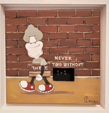 Malarstwo zatytułowany „Never 2 without...” autorstwa Jonathan Grego, Oryginalna praca, Akryl
