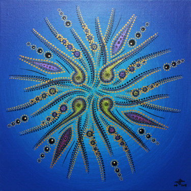 Painting titled "Mouvement de formes…" by Jonathan Pradillon, Original Artwork, Acrylic Mounted on Wood Stretcher frame