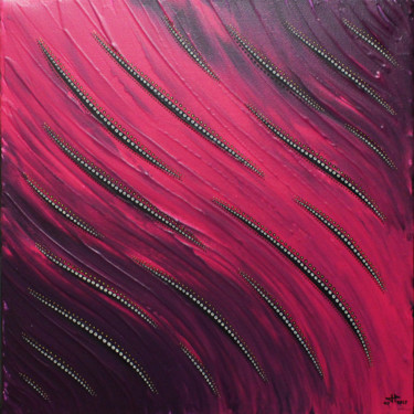 Peinture intitulée "Fluidité rose" par Jonathan Pradillon, Œuvre d'art originale, Acrylique