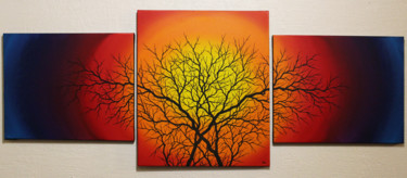 Painting titled "Silhouettes de bran…" by Jonathan Pradillon, Original Artwork, Acrylic