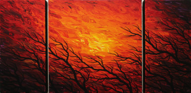 제목이 "Vent chaleureux."인 미술작품 Jonathan Pradillon로, 원작, 아크릴 나무 들것 프레임에 장착됨