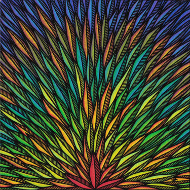 Картина под названием "Tropical" - Jonathan Pradillon, Подлинное произведение искусства, Акрил