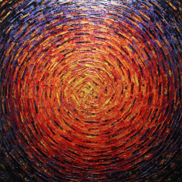 Peinture intitulée "Éclat de couleur fl…" par Jonathan Pradillon, Œuvre d'art originale, Acrylique Monté sur Châssis en bois