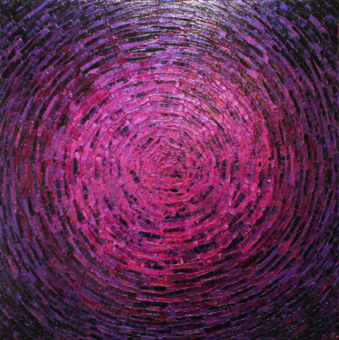 Pittura intitolato "Éclat de couleur ro…" da Jonathan Pradillon, Opera d'arte originale, Acrilico Montato su Telaio per bare…