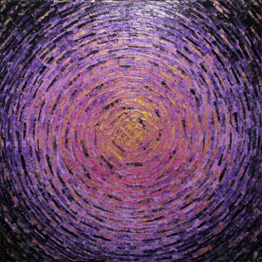 Peinture intitulée "Éclat de couleur or…" par Jonathan Pradillon, Œuvre d'art originale, Acrylique Monté sur Châssis en bois