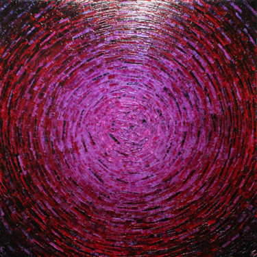 Peinture intitulée "Éclat de couleur ro…" par Jonathan Pradillon, Œuvre d'art originale, Acrylique Monté sur Châssis en bois