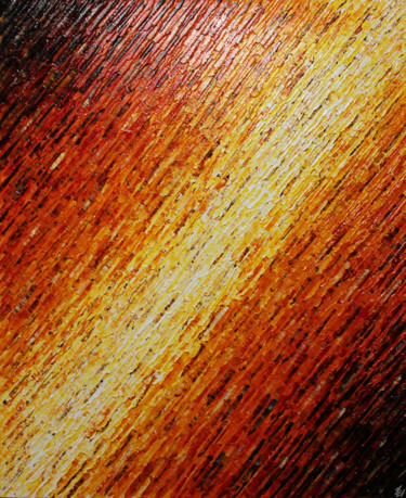 Painting titled "Texture couteau fla…" by Jonathan Pradillon, Original Artwork, Acrylic Mounted on Wood Stretcher frame