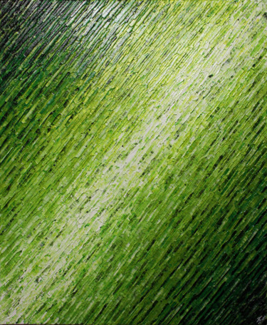 Malerei mit dem Titel "Texture couteau bla…" von Jonathan Pradillon, Original-Kunstwerk, Acryl Auf Keilrahmen aus Holz monti…