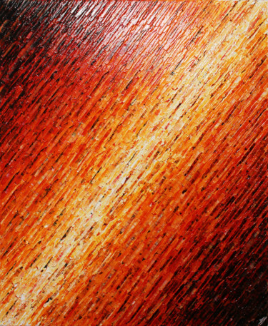 Картина под названием "Texture couteau bla…" - Jonathan Pradillon, Подлинное произведение искусства, Рисунок распылителем кр…