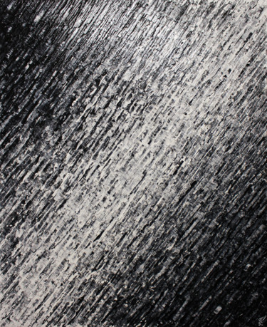 Peinture intitulée "Texture couteau bla…" par Jonathan Pradillon, Œuvre d'art originale, Acrylique Monté sur Châssis en bois