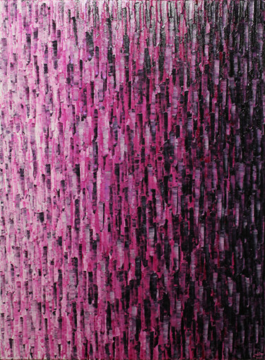 Pintura titulada "Fondu blanc rose" por Jonathan Pradillon, Obra de arte original, Acrílico Montado en Bastidor de camilla d…