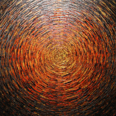 Schilderij getiteld "Grand éclat couleur…" door Jonathan Pradillon, Origineel Kunstwerk, Acryl Gemonteerd op Frame voor hout…