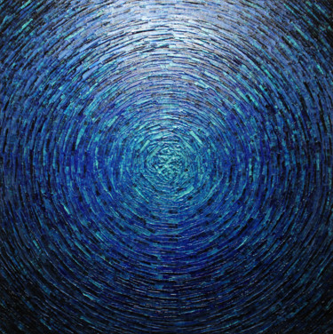 Malerei mit dem Titel "Grand éclat couleur…" von Jonathan Pradillon, Original-Kunstwerk, Acryl Auf Keilrahmen aus Holz monti…