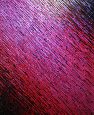 Painting titled "Texture couteau ros…" by Jonathan Pradillon, Original Artwork, Acrylic Mounted on Wood Stretcher frame