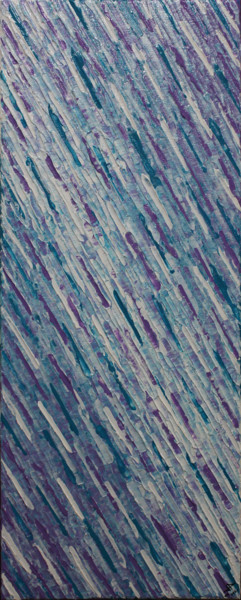 Painting titled "Texture couteau bla…" by Jonathan Pradillon, Original Artwork, Acrylic Mounted on Wood Stretcher frame