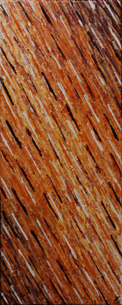 Painting titled "Texture couteau bla…" by Jonathan Pradillon, Original Artwork, Acrylic Mounted on Wood Stretcher frame