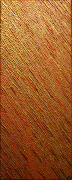 Painting titled "Texture couteau or…" by Jonathan Pradillon, Original Artwork, Acrylic Mounted on Wood Stretcher frame