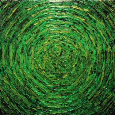 Peinture intitulée "Petit éclat verdoya…" par Jonathan Pradillon, Œuvre d'art originale, Acrylique Monté sur Châssis en bois