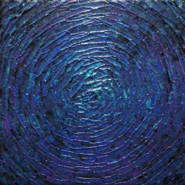제목이 "Petit éclat bleu ir…"인 미술작품 Jonathan Pradillon로, 원작, 아크릴 나무 들것 프레임에 장착됨