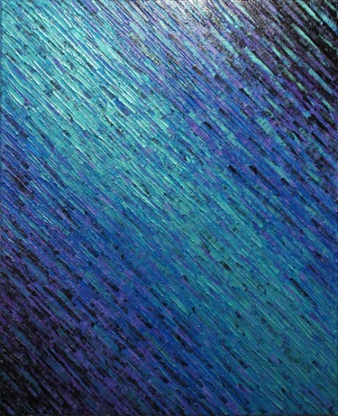 Pittura intitolato "Texture couteau ble…" da Jonathan Pradillon, Opera d'arte originale, Acrilico Montato su Telaio per bare…