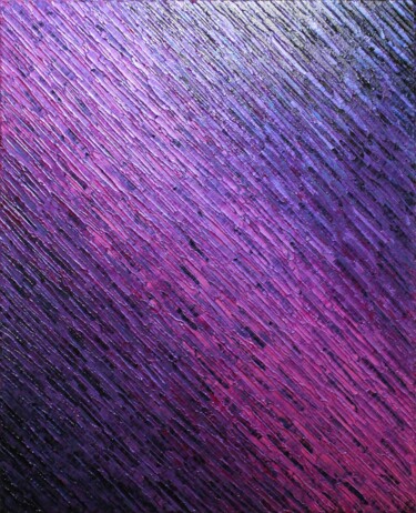 Картина под названием "Texture couteau ros…" - Jonathan Pradillon, Подлинное произведение искусства, Акрил Установлен на Дер…