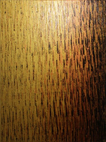 Peinture intitulée "Grand fondu or cuiv…" par Jonathan Pradillon, Œuvre d'art originale, Acrylique Monté sur Châssis en bois