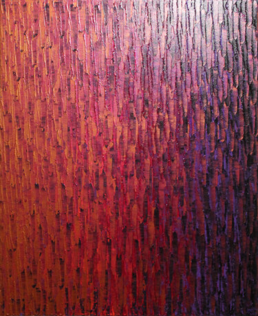 Peinture intitulée "Fondu couleur cuivr…" par Jonathan Pradillon, Œuvre d'art originale, Acrylique Monté sur Châssis en bois