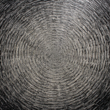 Peinture intitulée "Éclat noir blanc." par Jonathan Pradillon, Œuvre d'art originale, Acrylique Monté sur Châssis en bois