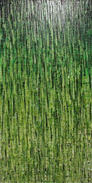 Peinture intitulée "Matrice végétale." par Jonathan Pradillon, Œuvre d'art originale, Acrylique Monté sur Châssis en bois