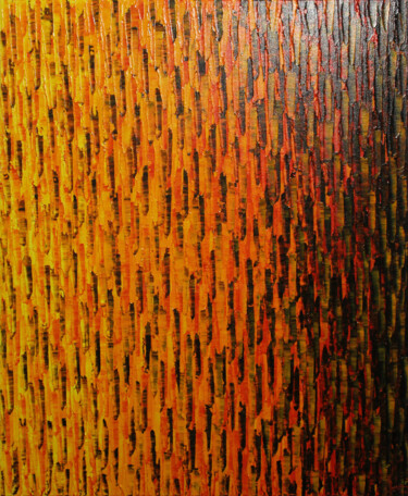 Картина под названием "Fondu couleur chale…" - Jonathan Pradillon, Подлинное произведение искусства, Акрил Установлен на Дер…