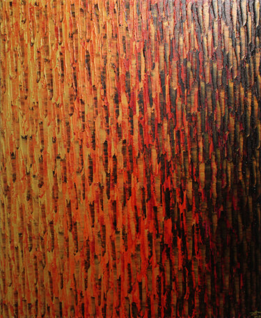 Peinture intitulée "Fondu couleur or or…" par Jonathan Pradillon, Œuvre d'art originale, Acrylique Monté sur Châssis en bois