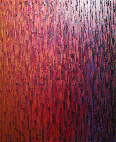 Malerei mit dem Titel "Fondu couleur cuivr…" von Jonathan Pradillon, Original-Kunstwerk, Acryl Auf Keilrahmen aus Holz monti…