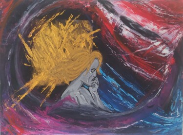 Картина под названием "DIVERGENCE OF BEAUTY" - Jonathan Singer, Подлинное произведение искусства, Акрил