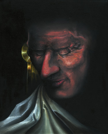 Painting titled "Tlatoani" by Jonathan I Carbajal (Jic), Original Artwork
