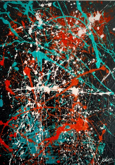 Peinture intitulée "CONSTELLATION" par Jonger, Œuvre d'art originale, Acrylique Monté sur Châssis en bois