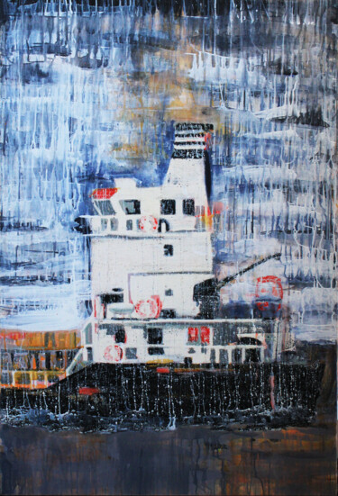 BIG FOG Peinture intitulée "BIG FOG" par Joni Dennis, Œuvre d'art originale, Acrylique