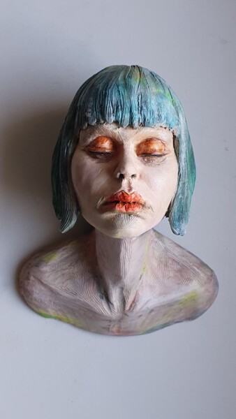 Sculpture titled "Lilo" by Jonjon, Original Artwork, Ceramics