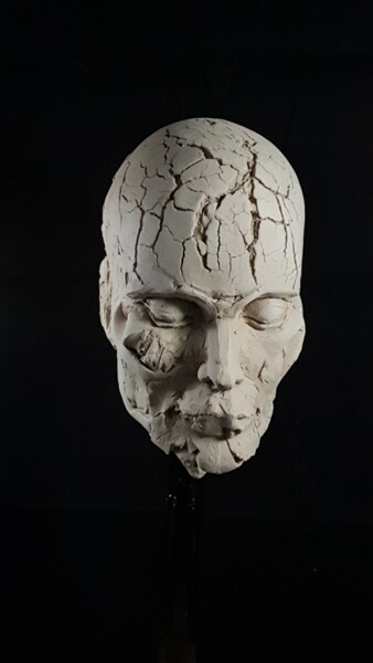 Sculpture titled "Cel" by Jonjon, Original Artwork, Ceramics