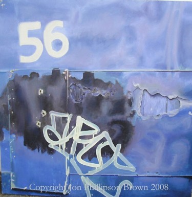 Schilderij getiteld "56" door Jon Phillipson Brown, Origineel Kunstwerk, Olie